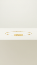 Engraved Gold Name Bracelet