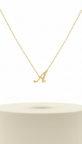 18k Gold Initial Necklace